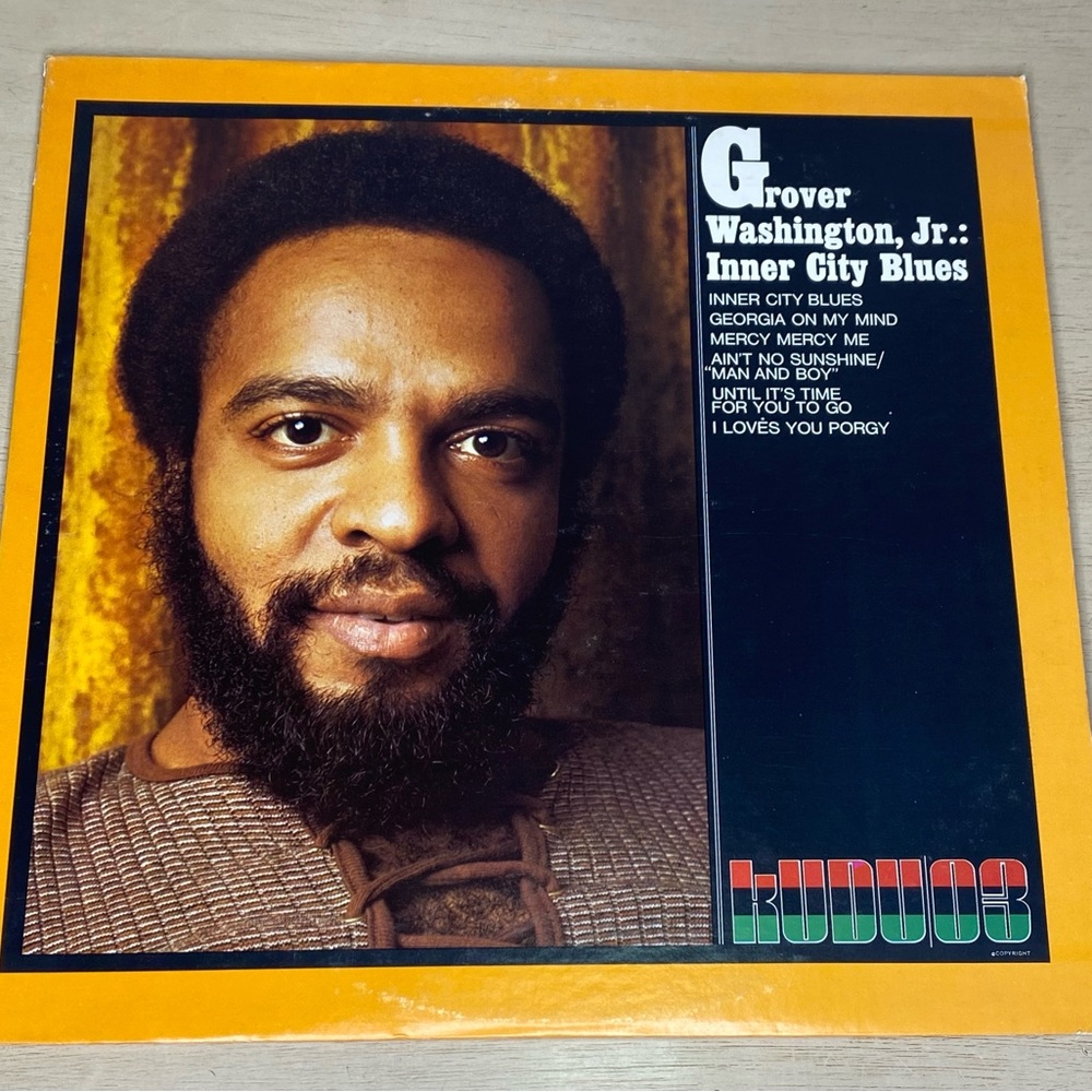 Grover Washington Jr Inner City Blues Vinyl Record Album KU03 Soul Smooth Jazz